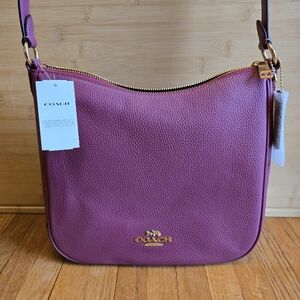 Coach NWT Gold / Pink Ellie File Crossbody Bag